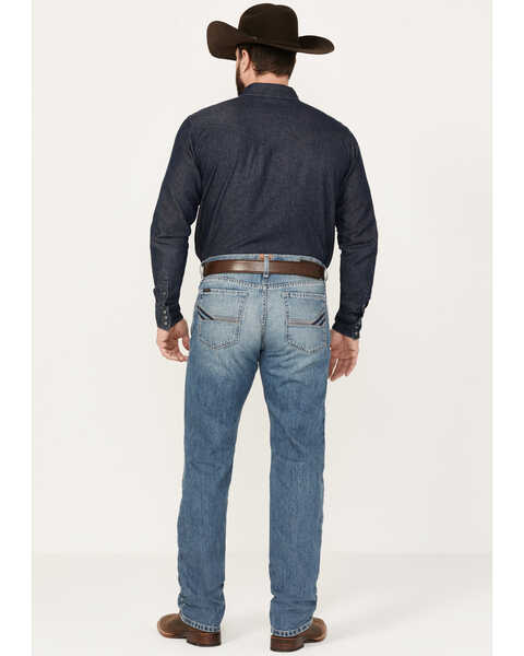 Image #3 - Ariat Men's M4 Solano Relaxed Fit Straight Poplar Jeans, Medium Wash, hi-res