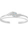 Image #2 - Montana Silversmiths Women's Mystic Falls Opal Crystal Cuff Bracelet, Silver, hi-res