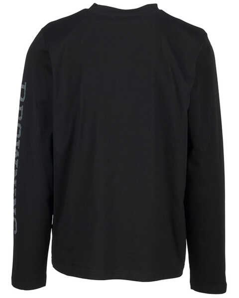 Image #3 - Browning Men's Solid Logan Logo Graphic Lightweight Long Sleeve T-Shirt , Black, hi-res