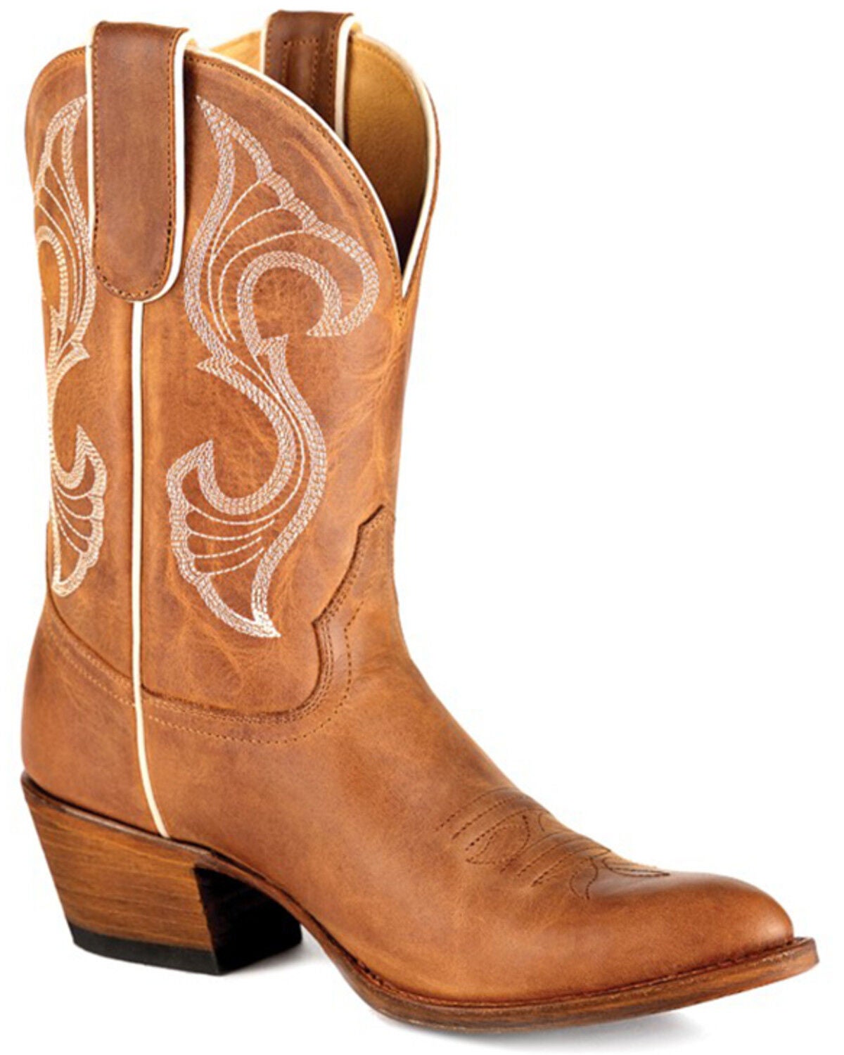 Macie Bean Women's Hot To Trot Western Boots - Round Toe, Honey, hi-res