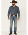 Image #1 - Cody James Core Men's Whistle Medium Wash Stretch Stackable Straight Jeans , Blue, hi-res