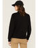 Image #4 - Carhartt Women's Relaxed Fit Midweight Half-Zip Pullover, Black, hi-res