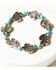 Image #2 - Shyanne Women's Cactus Turquoise Beaded Bracelets - 3-set, Silver, hi-res