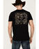 Image #4 - Cody James Men's Armed Skeleton Cowboy Short Sleeve Graphic T-Shirt, Black, hi-res