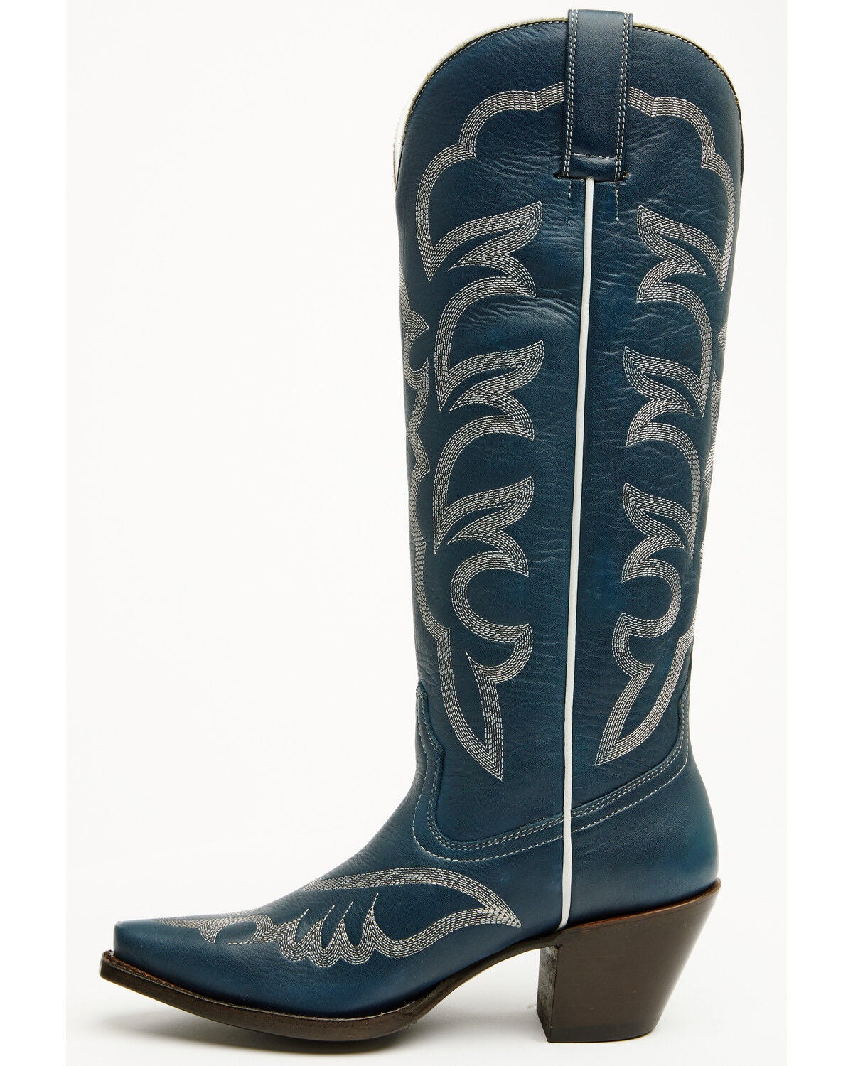 Image #3 - Shyanne Women's High Desert Tall Western Boots - Snip Toe, Navy, hi-res