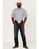 Image #2 - Resistol Men's Starke Small Plaid Short Sleeve Button Down Western Shirt  , White, hi-res
