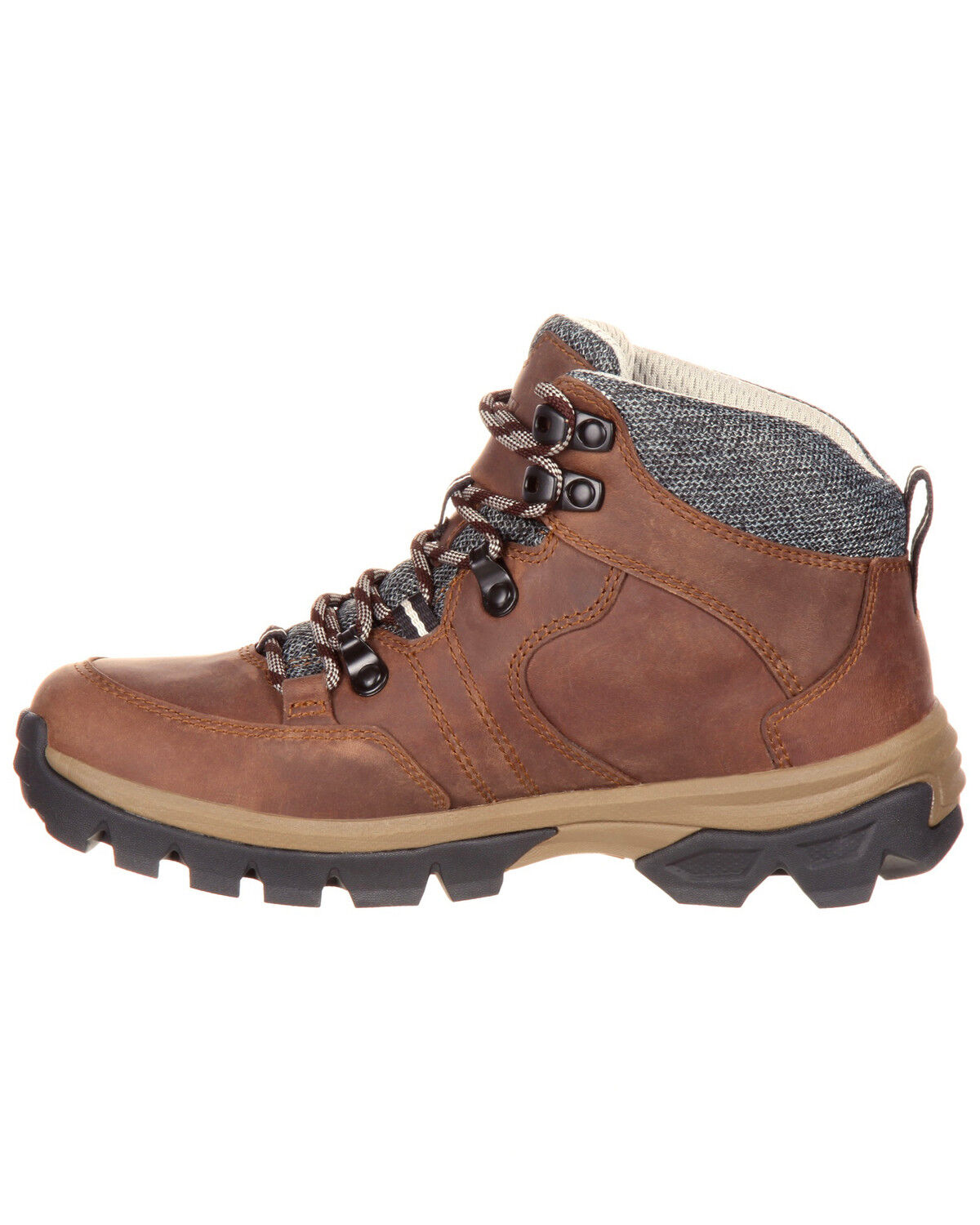 Image #3 - Rocky Women's 5" Endeavor Point Waterproof Outdoor Shoes - Round Toe, Brown, hi-res