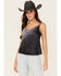 Image #1 - Revel Women's Metallic Cami, Silver, hi-res