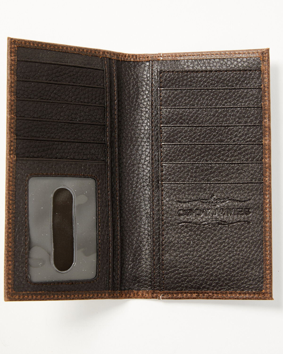 Image #2 - Cody James Men's Rodeo Checkbook Wallet, Lt Brown, hi-res