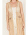Image #3 - Shyanne Women's Macrame Fringe Vest, Taupe, hi-res