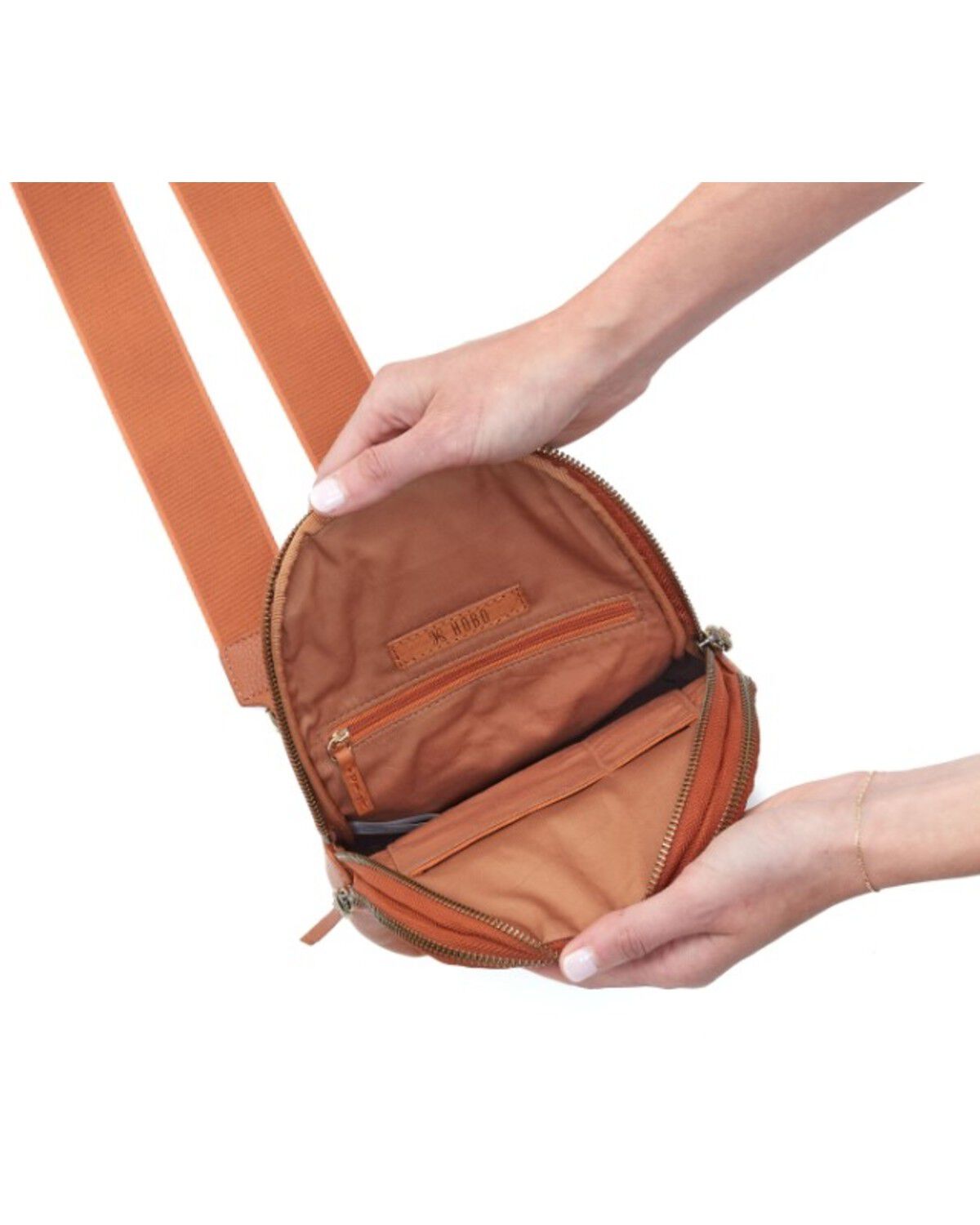 Image #3 - Hobo Women's Cass Sling Crossbody Bag, Tan, hi-res