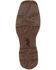 Durango Men's Rebel Chocolate Western Boots - Square Toe, Chestnut, hi-res