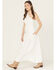 Image #2 - Revel Women's One Shoulder Midi Dress, White, hi-res