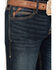 Image #2 - Ariat Men's M8 Morro Brawley Dark Wash Modern Slim Tapered Jeans, Blue, hi-res