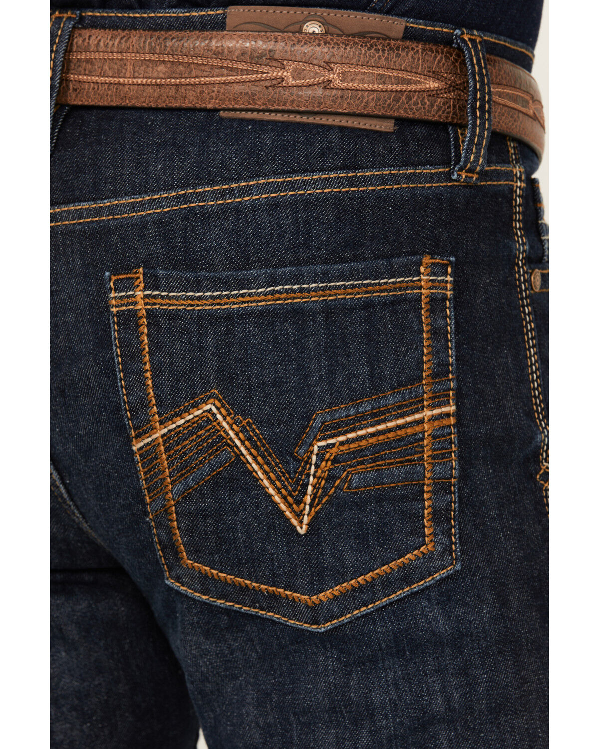 Image #4 - Cody James Men's Wyatt Slim Bootcut Stretch Denim Jeans, Dark Wash, hi-res