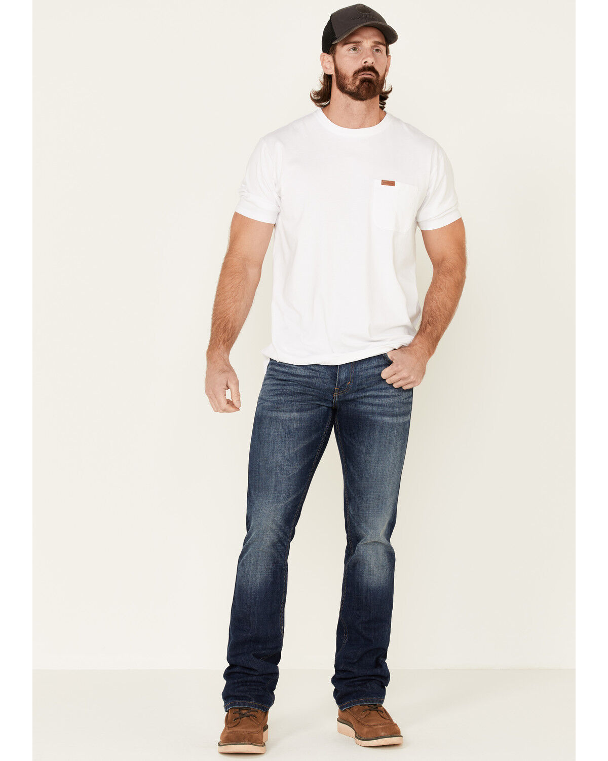 Image #1 - Levi's Men's 527 Prewashed Low Straight Bootcut Jeans, Blue, hi-res