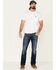 Image #1 - Levi's Men's 527 Prewashed Low Straight Bootcut Jeans, Blue, hi-res
