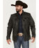 Image #1 - Moonshine Spirit Men's Leather Moto Jacket, , hi-res