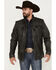 Image #1 - Moonshine Spirit Men's Leather Moto Jacket, Black, hi-res