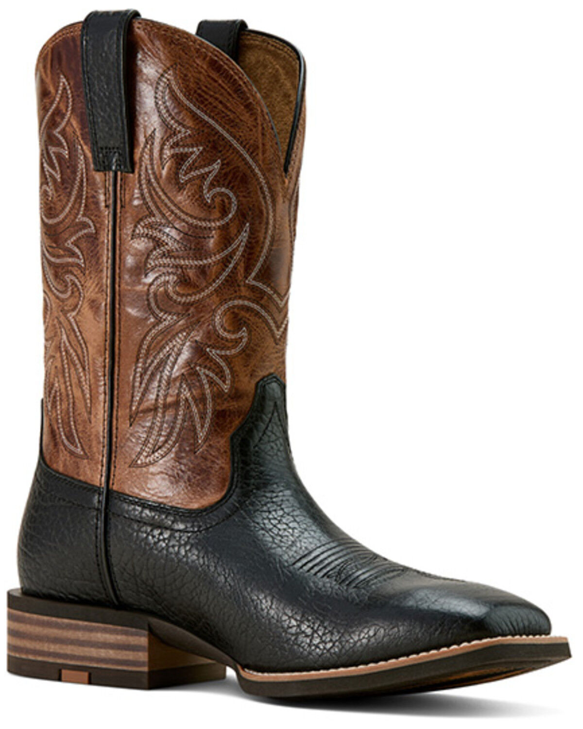 Image #1 - Ariat Men's Slingshot Performance Western Boots - Broad Square Toe, Black, hi-res