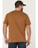 Image #4 - Brothers and Sons Men's Basic Short Sleeve Pocket T-Shirt , Rust Copper, hi-res