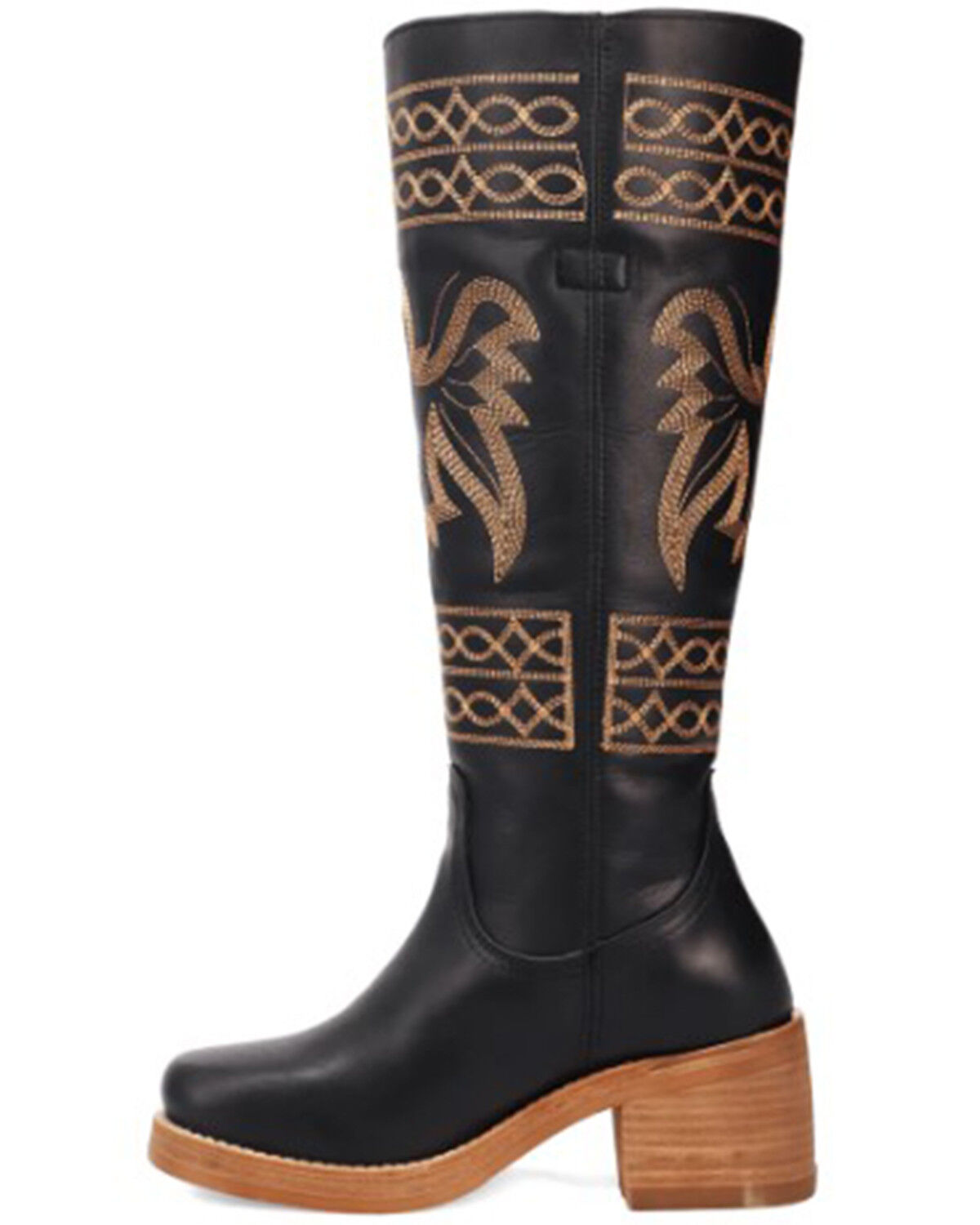 Image #3 - Dingo Women's Avalon Tall Fashion Boots - Round Toe, Black, hi-res