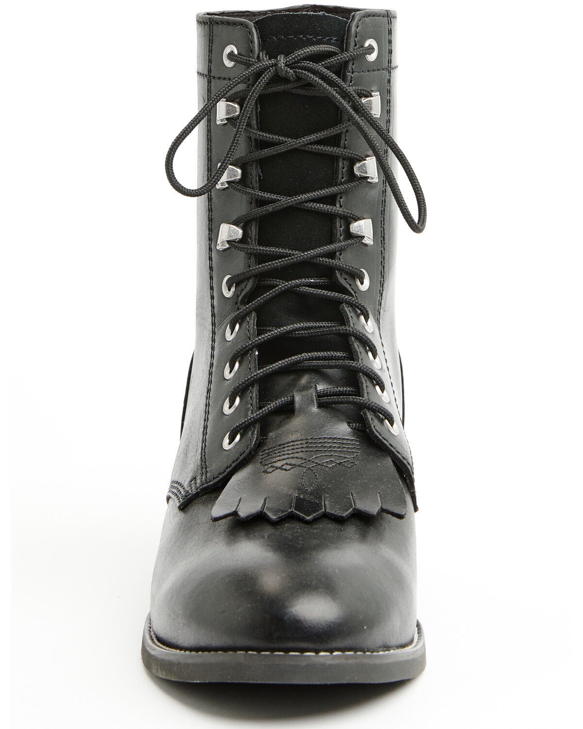 Image #4 - Cody James Men's 8" Highland Lace-Up Boots - Round Toe, Black, hi-res