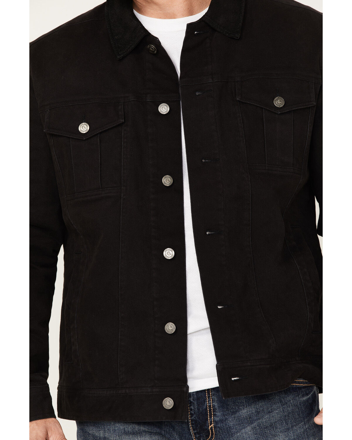 Image #3 - Cody James Men's Ozark Washed Rancher Jacket, Black, hi-res