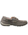 Image #2 - Twisted X Women's Tooled Boat Shoes - Moc Toe, Grey, hi-res