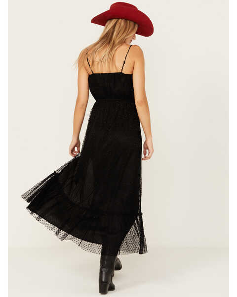 Image #4 - Shyanne Women's Chiffon Mesh Dress , Black, hi-res