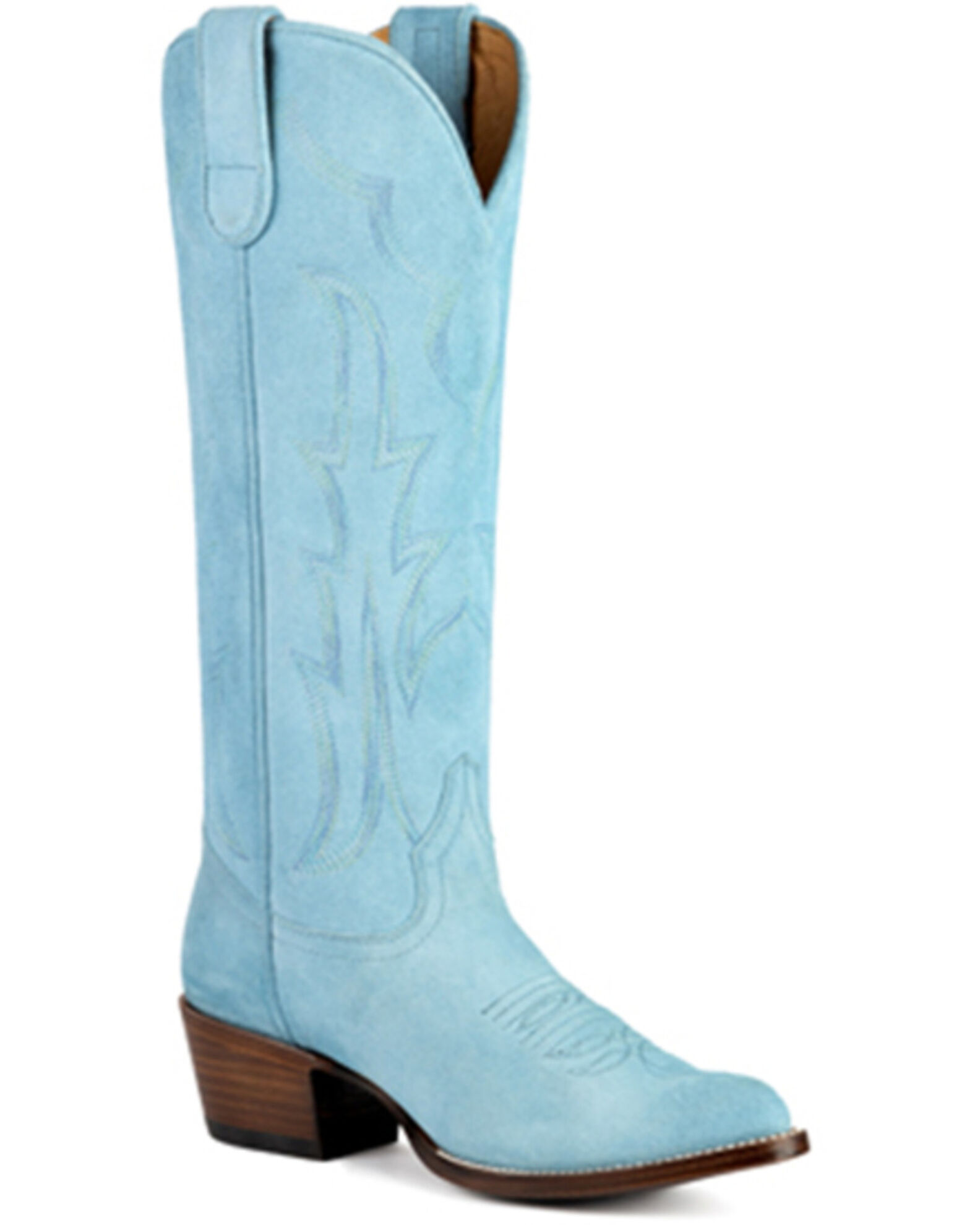 Ariat women's boots blue hot sale