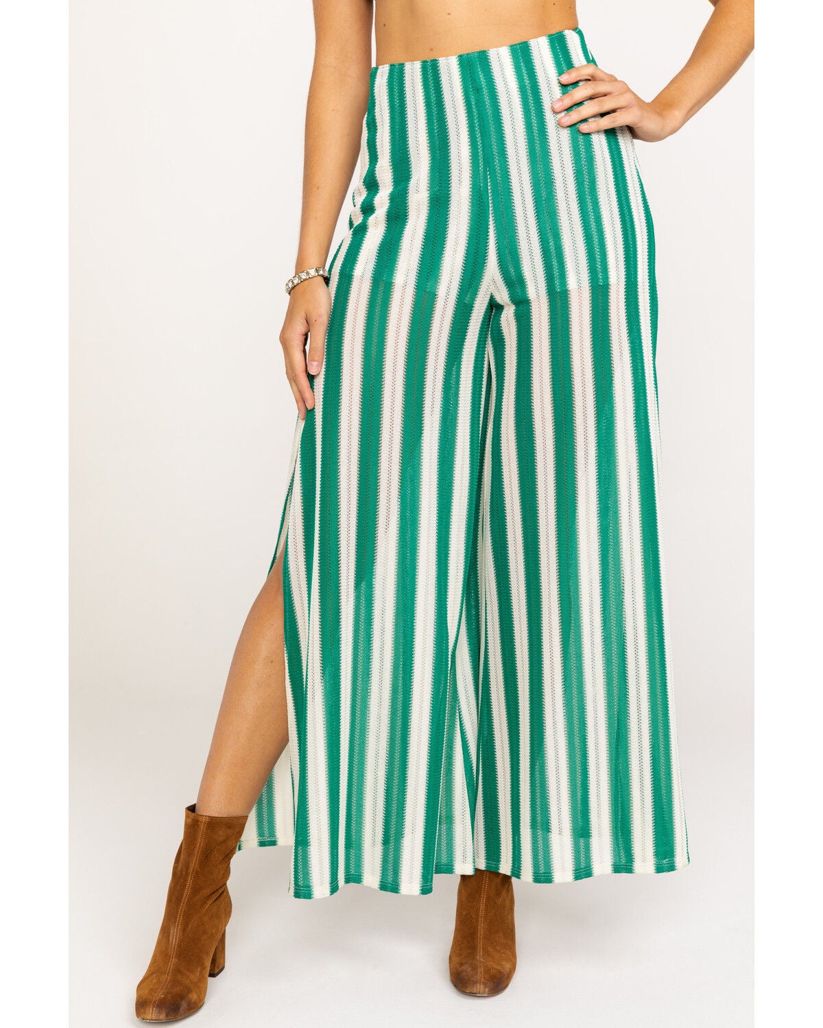 Show Me Your Mumu Women's Court Pants, Green, hi-res