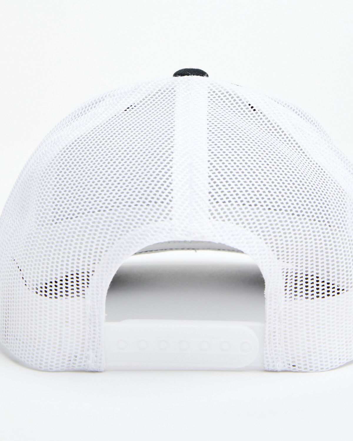 Image #3 - Lazy J Ranch Men's Black & White Elevation Cowhead Logo Patch Mesh-Back Ball Cap, Black, hi-res