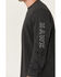 Image #3 - Hawx Men's Logo Long Sleeve Graphic Work T-Shirt, Charcoal, hi-res