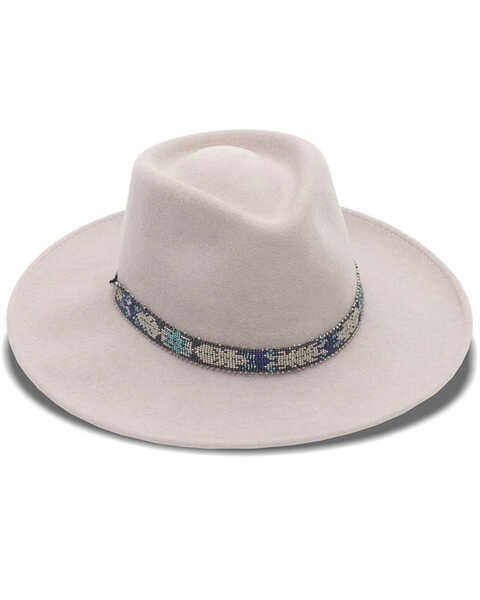 Image #1 - Nikki Beach Women's Wynter Rancher Felt Western Fashion Hat , Brown, hi-res