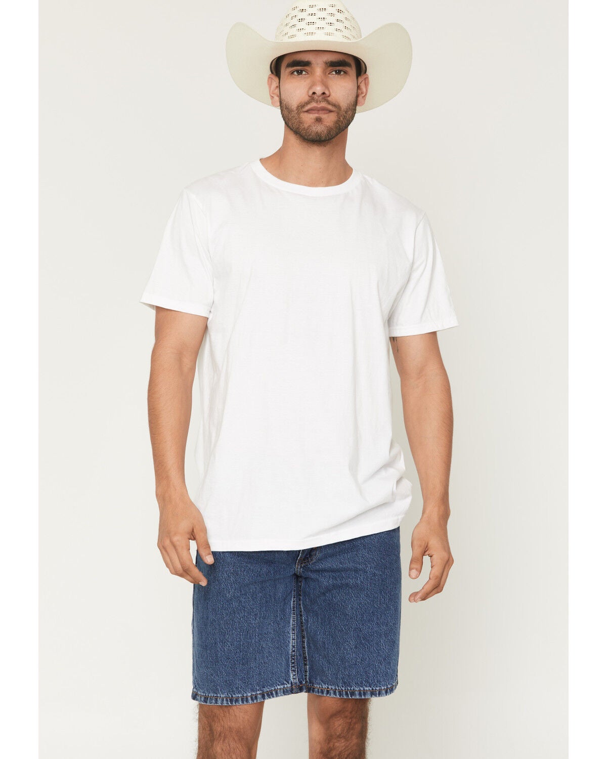 Image #1 - Levi's Men's 454 Song of the Year 10" Dark Wash Relaxed Rigid Denim Shorts, Dark Wash, hi-res