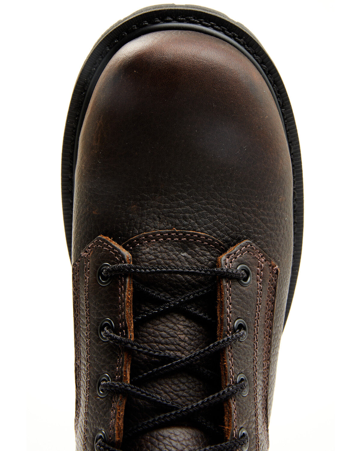 Image #6 - Hawx Men's 6" Lace-Up Work Boots - Steel Toe, Brown, hi-res