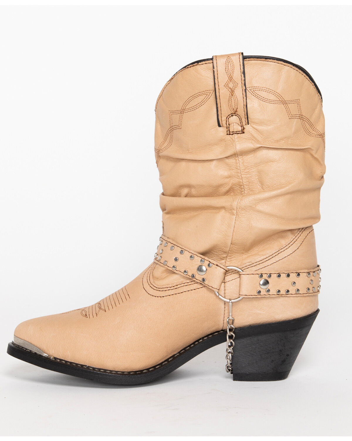 Image #5 - Shyanne Women's Tanya Slouch Harness Fashion Boots - Round Toe, Tan, hi-res