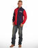 Ely Walker Men's Americana Colorblock Long Sleeve Western Shirt, Blue, hi-res