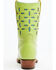 Image #5 - Planet Cowboy Women's Pee-Wee Ah Limon Leather Western Boot - Snip Toe , Green, hi-res
