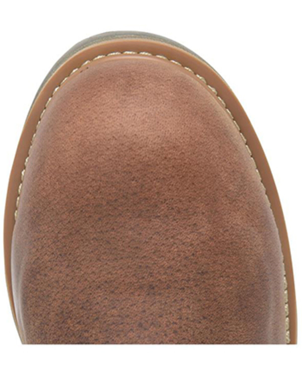 Image #6 - Double H Men's 10" Boss Waterproof Wellington Work Boots - Round Toe, Brown, hi-res