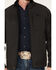 Image #3 - Cinch Men's Solid Textured Concealed Carry Zip-Front Softshell Jacket , Dark Brown, hi-res