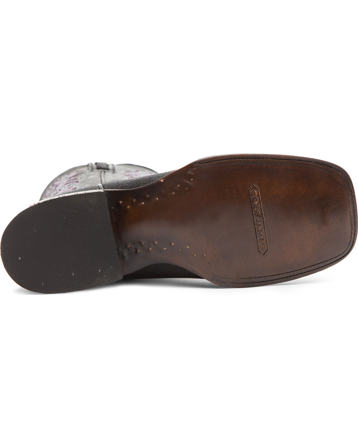 Image #5 - Cody James Men's Exotic Stingray Western Boots - Broad Square Toe, Black, hi-res