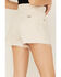 Rolla's Women's High Rise Mirage Shorts, White, hi-res