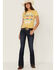 Pendleton Women's Hood River Harding Graphic Tee, Tan, hi-res