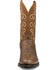 Image #4 - Dan Post Men's Armen Western Performance Boots - Medium Toe, Cognac, hi-res