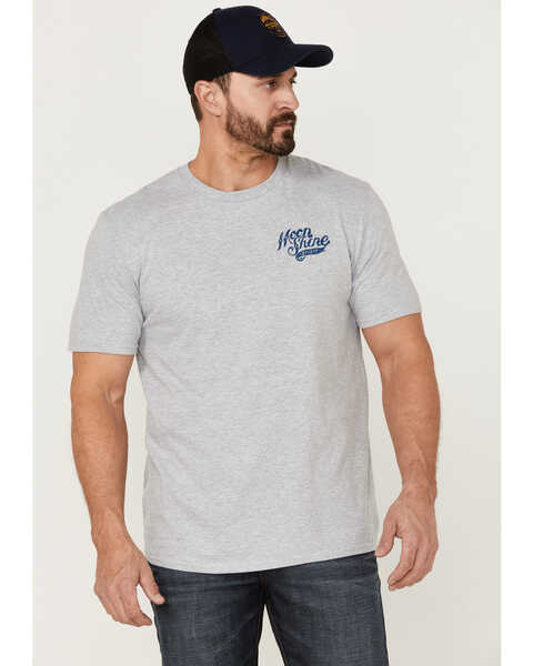 Image #1 - Moonshine Spirit Men's Trail Blazer Short Sleeve Graphic T-Shirt , White, hi-res