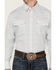 Image #3 - George Strait by Wrangler Men's Diamond Geo Print Long Sleeve Snap Stretch Western Shirt, White, hi-res