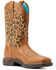 Image #1 - Ariat Women's Anthem Savanna Western Performance Boots - Broad Square Toe, Brown, hi-res