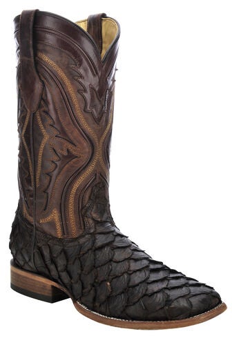 Corral Pirarucu Fish Cowboy Boots - Square Toe - Country Outfitter